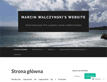 Tablet Screenshot of marcinwalczynski.com